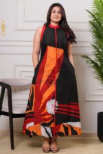Twilight meadow batik dress