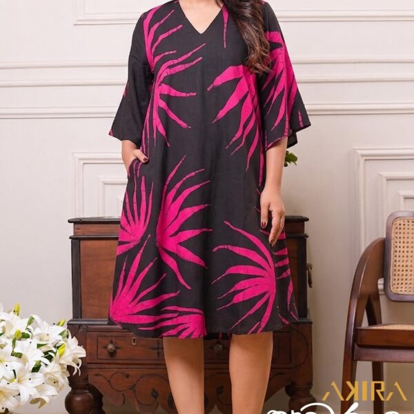 Veronika Silk Batik Dress