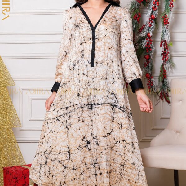 Bright Ziyana Silk Party Dress