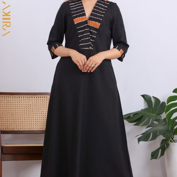 Dark Aqula Elegant Dress