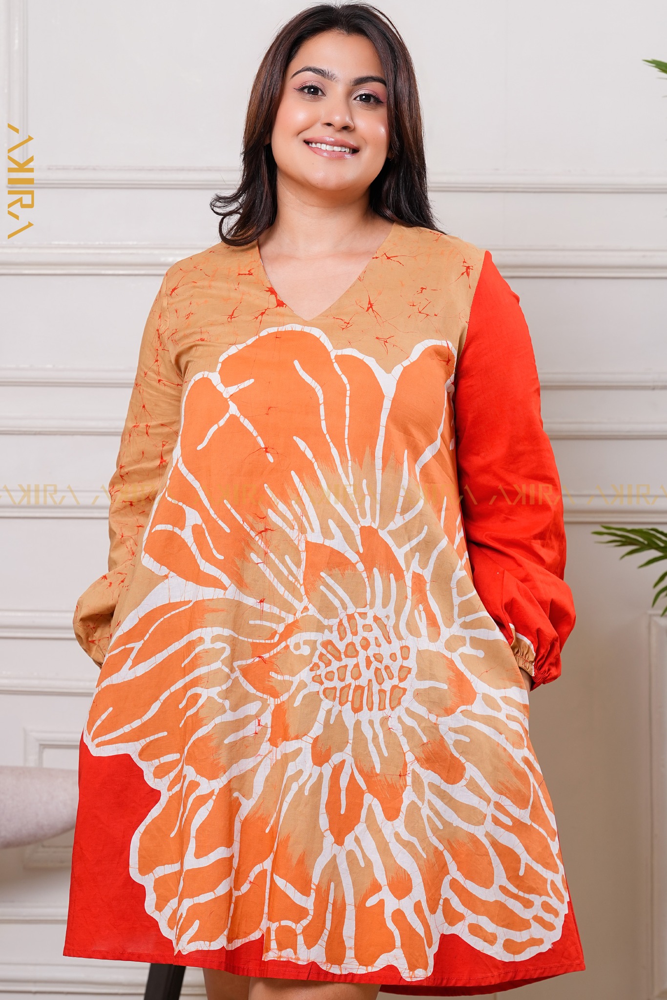 Elizabeth eleganze batik dress 1