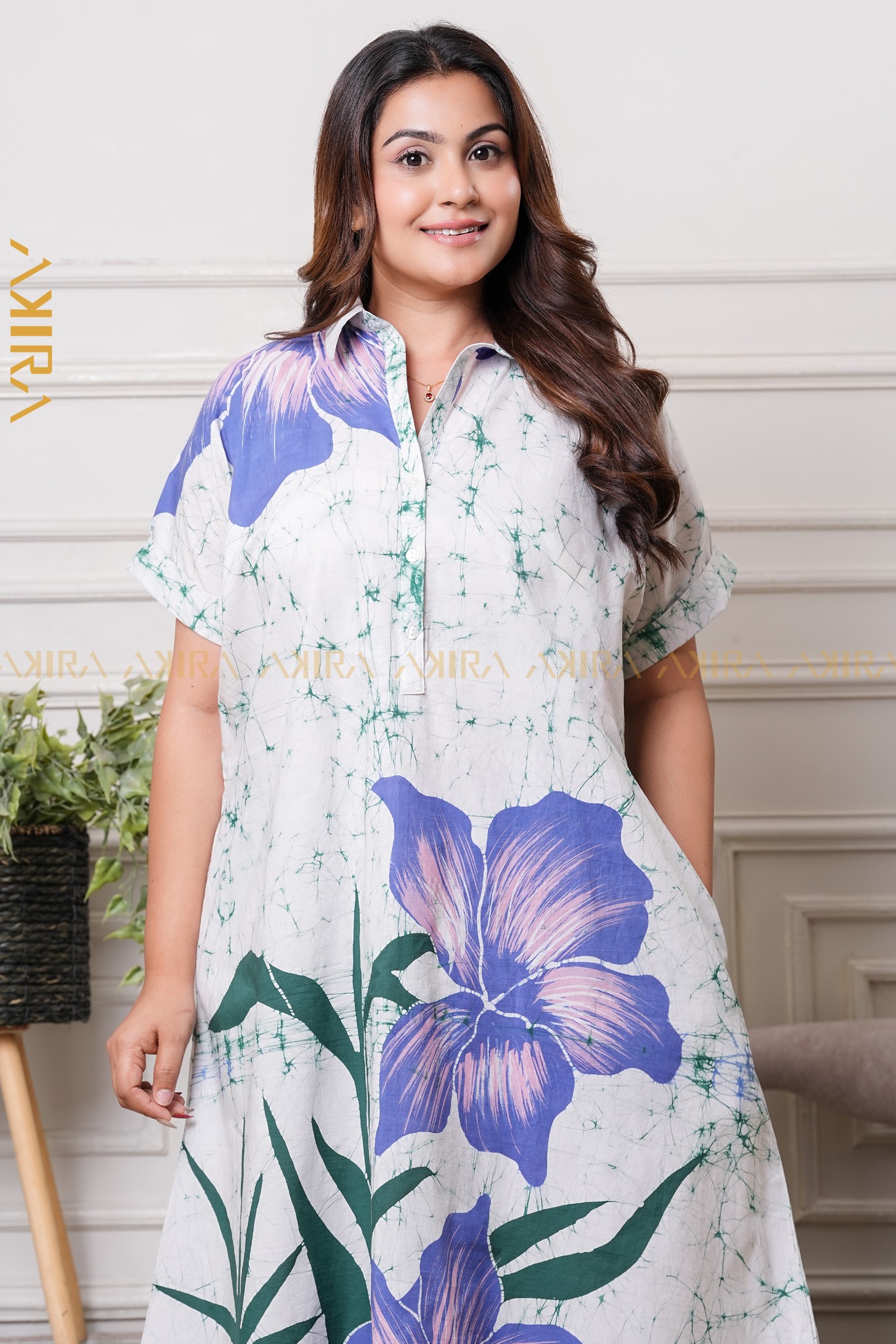 Jasmine aura batik dress