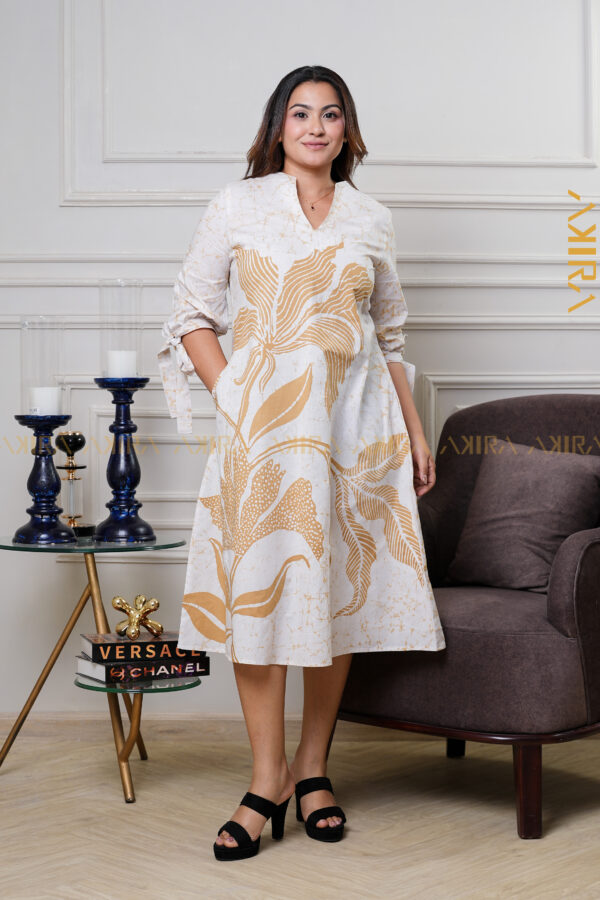 Golden Limosa Dress