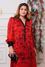 Orchid Dream Silk Party Dress