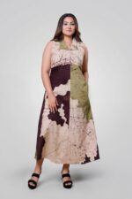 Lavender Bliss Batik Dress
