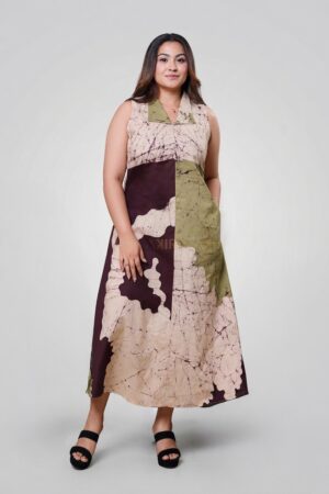 Lavender Bliss Batik Dress