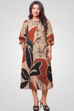 Dazzling Batik Designer Dress