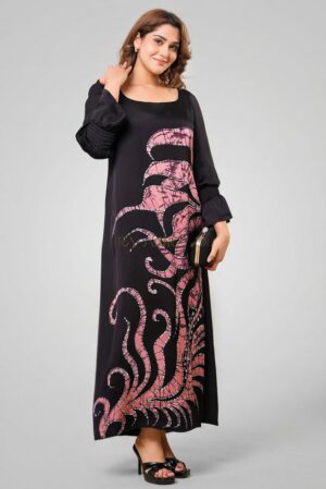 Bloombery Silk Designer Dress