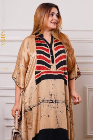 Whispering garden silk dress 1