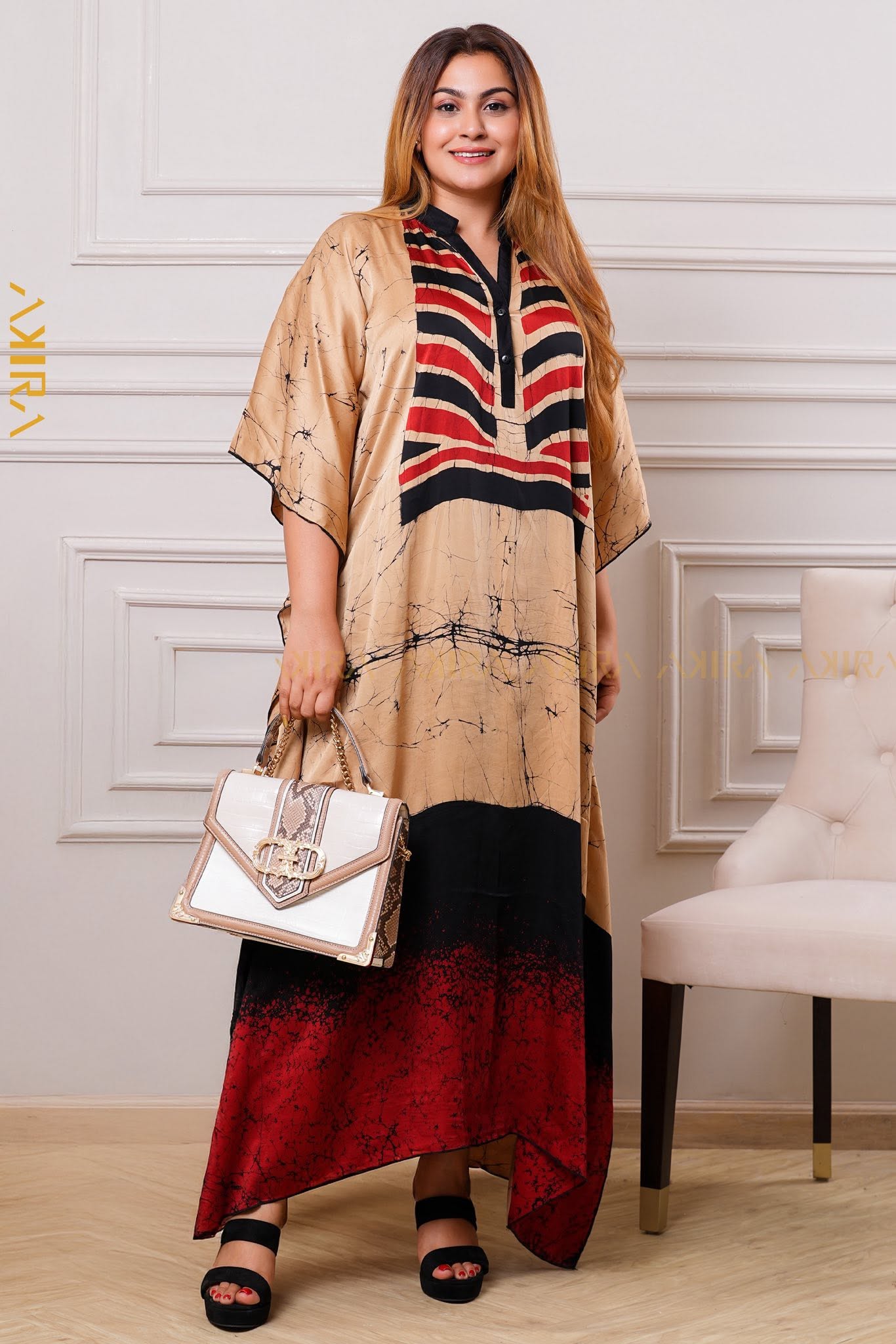 Whispering Garden Silk Dress
