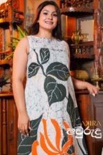 Evening Flora Batik Designer Dress