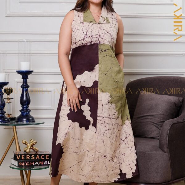 Lavender Bliss Batik Dress