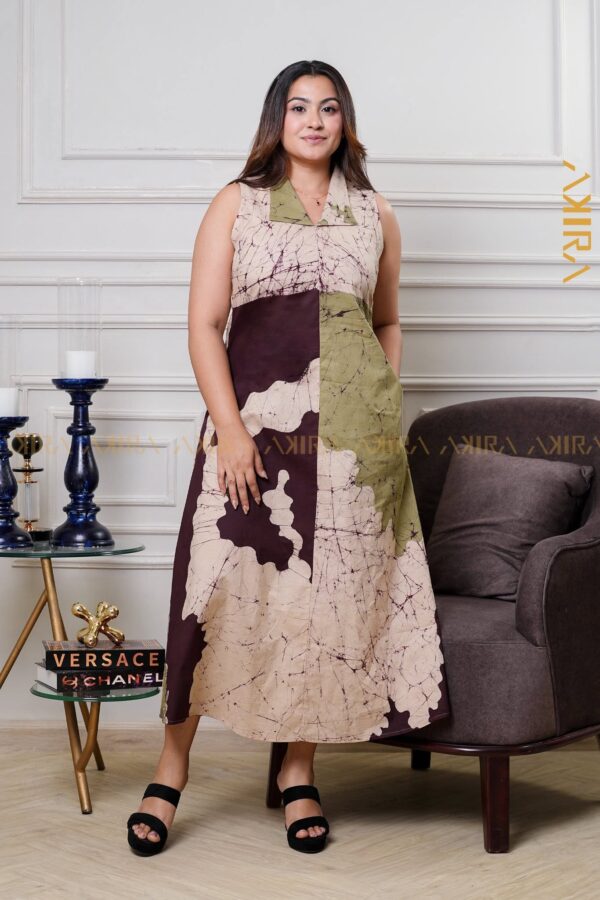 Lavender Bliss Batik Dress