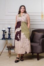 Lavender Bliss Batik Dress