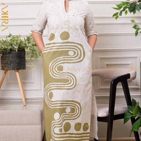 Opel Pattern Batik Dress