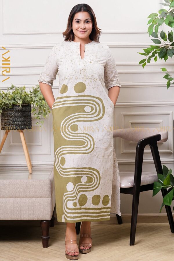 Opel Pattern Batik Dress