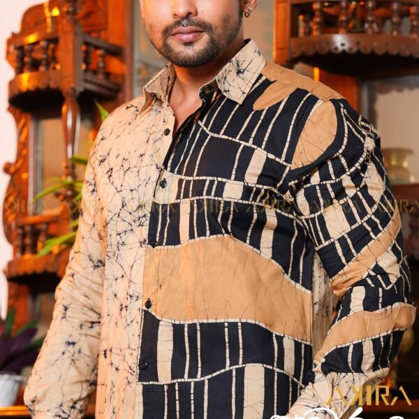 Modern batik designer shirt