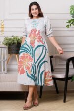 Orchid Flora Batik Dress