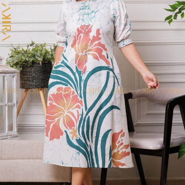 Orchid Flora Batik Dress
