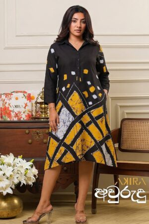 Azure Dream Silk Batik Dress