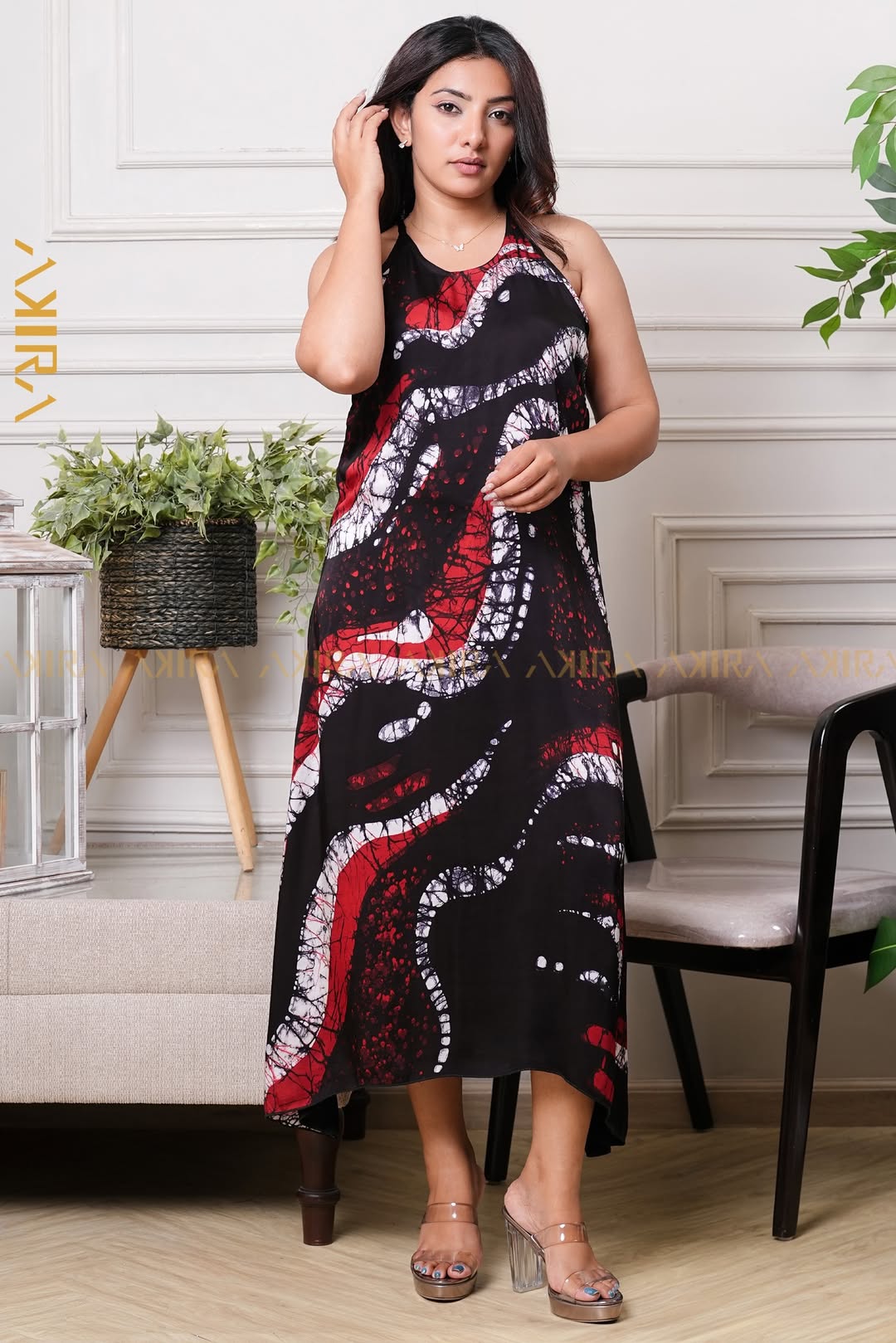 Avyana silk designer dress