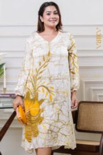 Floral Fantacy Silk Dress