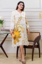 Floral Fantacy Silk Dress