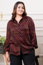 Lily Designer Batik Silk Top