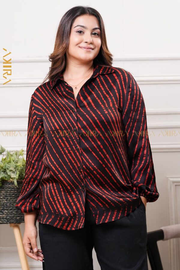 Lily Designer Batik Silk Top