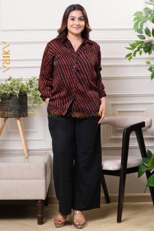 Lily Designer Batik Silk Top