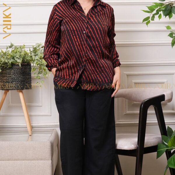 Lily Designer Batik Silk Top