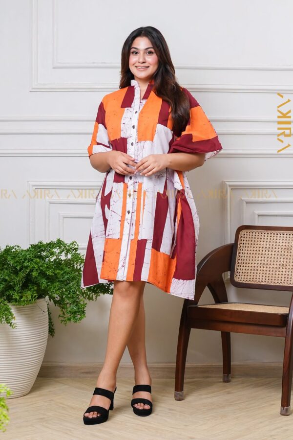 Limona Batik Poncho Dress