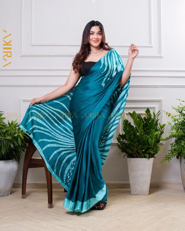 Silken Symphony Batik Saree