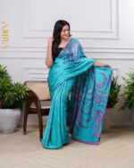Silken Symphony Batik Saree