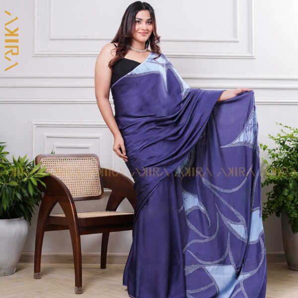 Silken Symphony Batik Saree