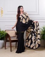 Silken Symphony Batik Saree