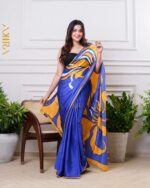 Silken Symphony Batik Saree