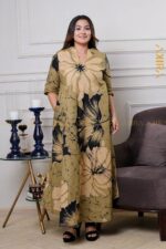 Canyon Glow Silk Dress