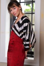 Amora Mist Silk Elegant Dress
