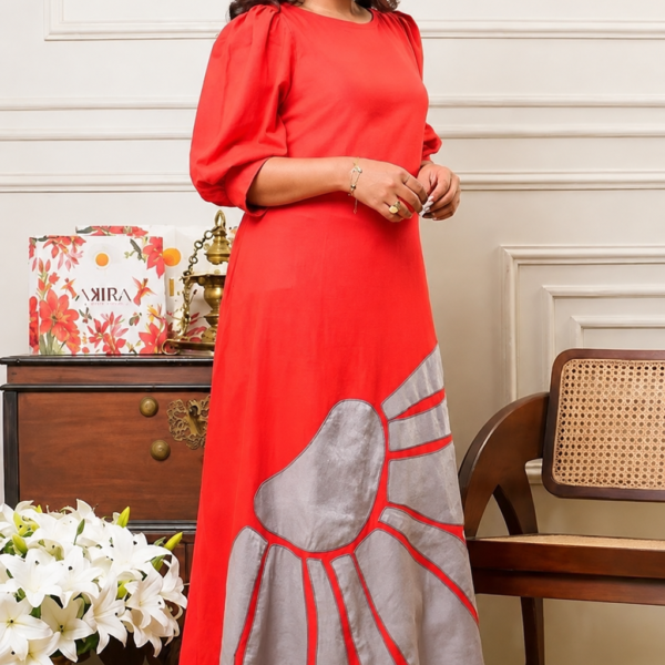 Down Flora Elegant Dress