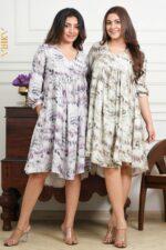 Fusion Floral Dress