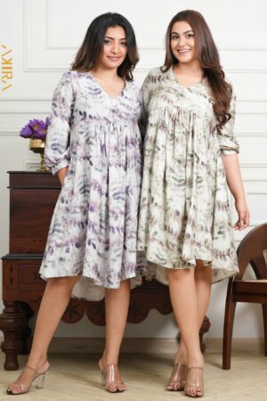 Fusion Floral Dress