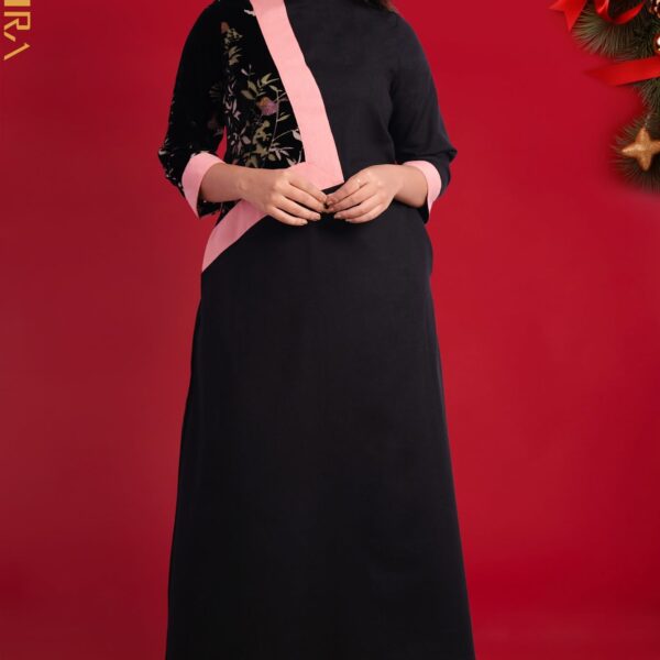 Iconic Drape Festive Dress