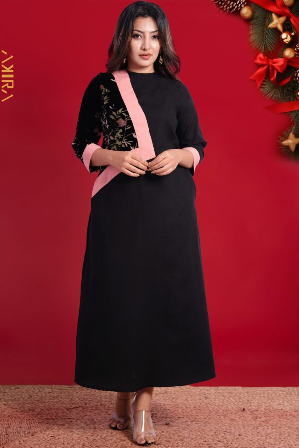 Iconic Drape Festive Dress