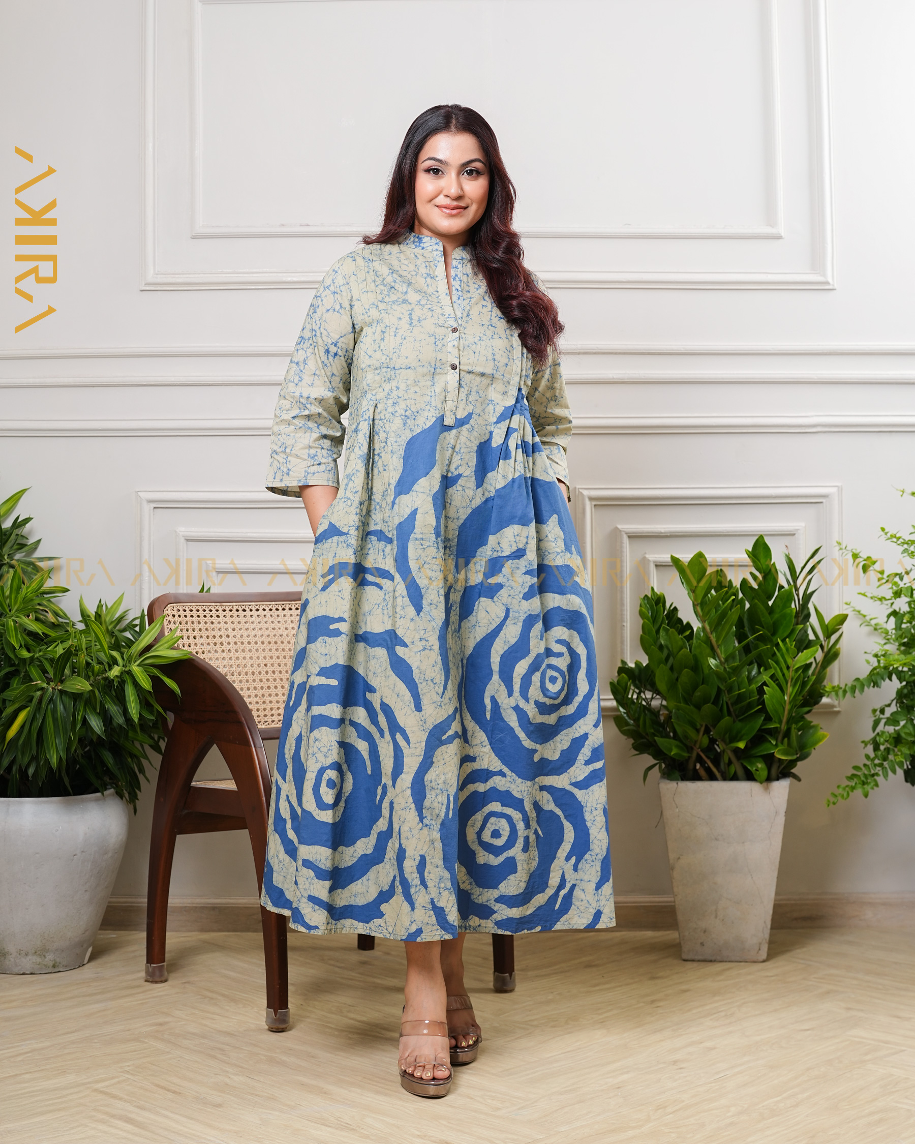 Valeriana Designer Batik Dress