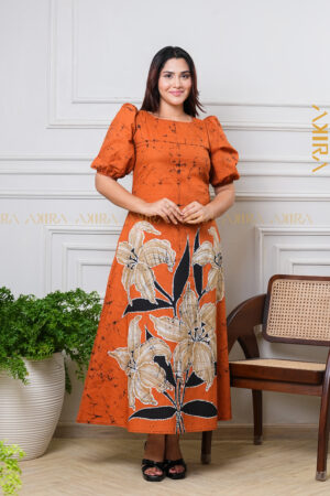 Victoria Couture Batik Dress