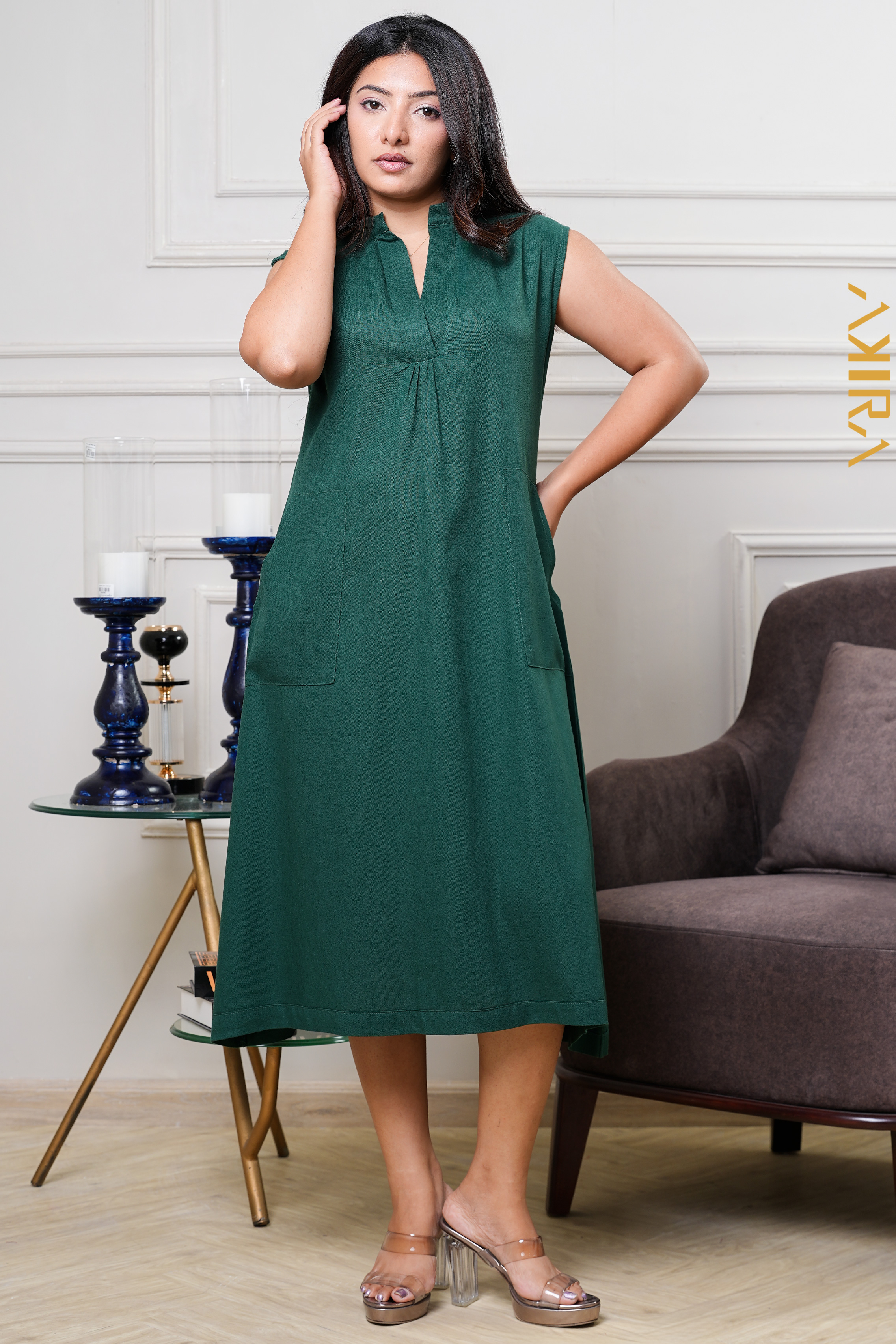 Madeline Linen Dress