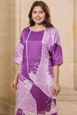 Purple Eyed Susan Silk Dress