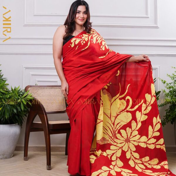 Batik Cotton Saree