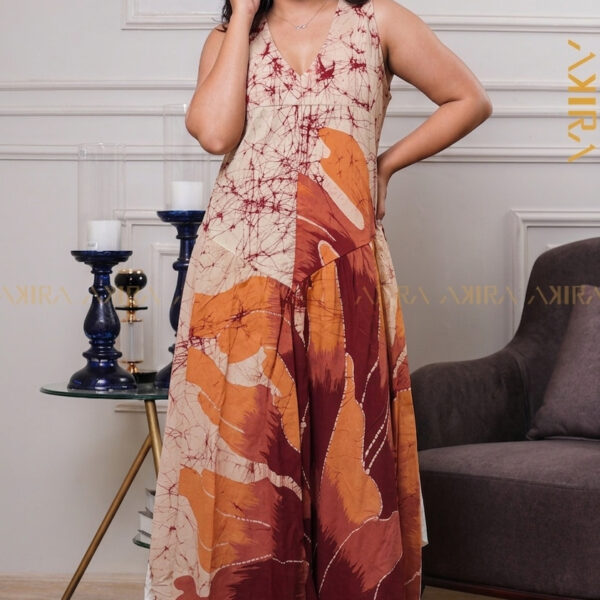 Angelina Evening Batik Dress